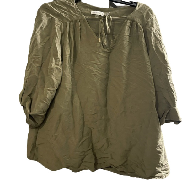 Calvin Klein Tops - Calvin Klein Three Quarter Sleeve Top
